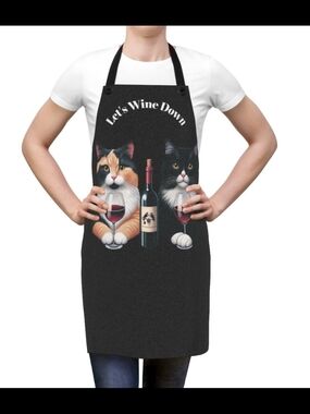 Let’s Wine Down With Cats Apron